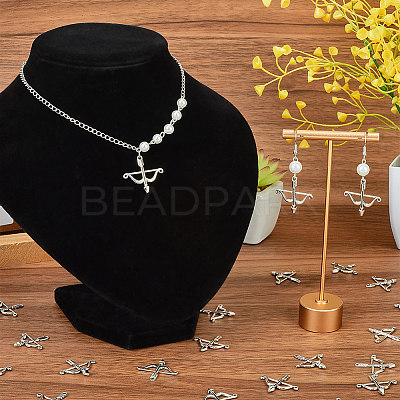 60Pcs Tibetan Style Alloy Pendants TIBEP-SC0002-98-1