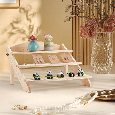 Wood Display Risers ODIS-WH0038-146E-1