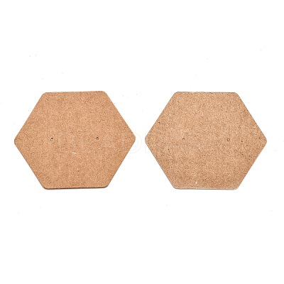 Kraft Paper Earring Displays Cards LS-X-CDIS-H005-01-1