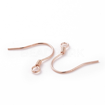 925 Sterling Silver Earring Hooks STER-D035-22RG-1