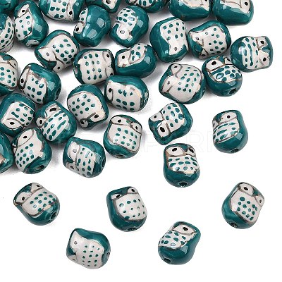 Handmade Porcelain Beads X-PORC-S447-06-1