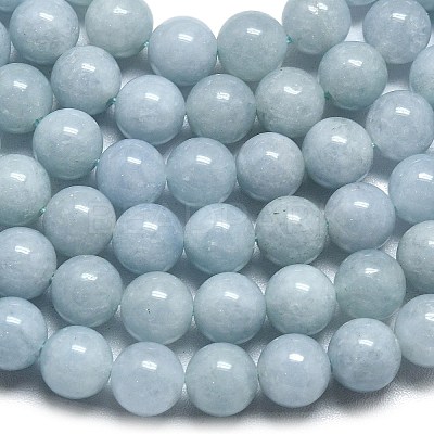 Natural Malaysia Jade Beads Strands G-L645-A01-8mm-16-1