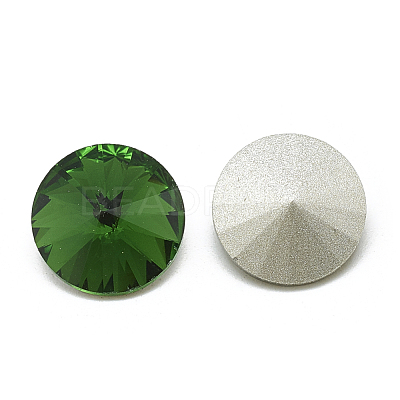 Pointed Back Glass Rhinestone Cabochons RGLA-T086-16mm-20-1