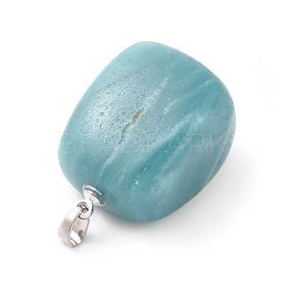 Natural Amazonite Pendants G-K302-B09-1