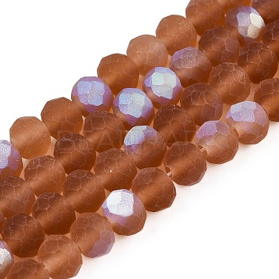 Transparent Glass Beads Strands EGLA-A044-T6mm-MB04-1