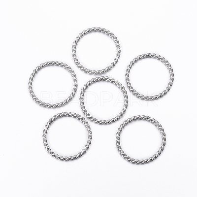 Tarnish Resistant 304 Stainless Steel Linking Rings LS-STAS-H376-104-1