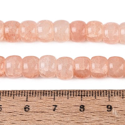 Ombre Effect Dyed Glass Beads Strands GLAA-Q106-05B-A02-1