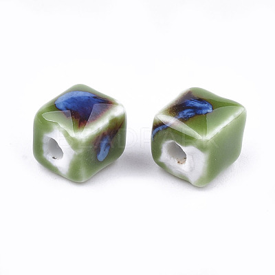 Handmade Porcelain Beads PORC-S498-37E-1
