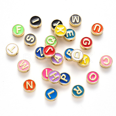 Alloy Enamel Beads ENAM-YW0001-23-RS-1