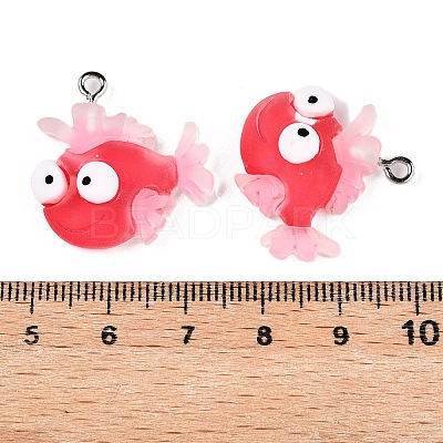 Opaque Resin Pendants RESI-D055-094P-1