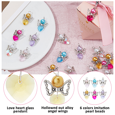 Glass Pendants PALLOY-DC00012-1
