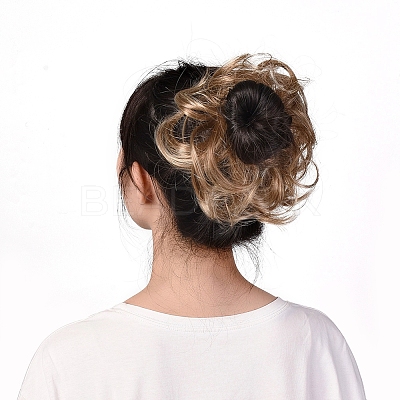 Synthetic Hair Bun Extensions OHAR-G006-A12-1