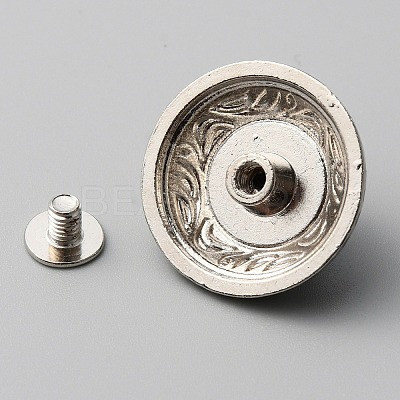 Zinc Alloy Decorative Rivets BUTT-WH0028-36B-04-1