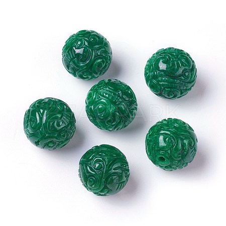 Natural Myanmar Jade/Burmese Jade Beads G-L495-26-1