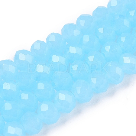 Glass Beads Strands EGLA-A044-J6mm-D04-1