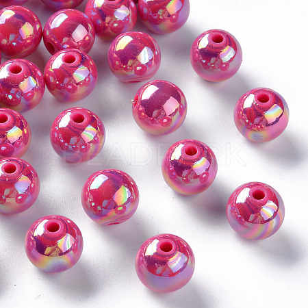 Opaque Acrylic Beads X-MACR-S370-D12mm-A13-1