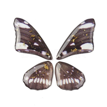 Translucent Resin Pendants Set RESI-G063-01B-1
