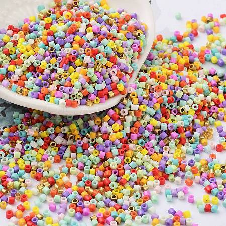 Baking Paint Glass Seed Beads X-SEED-S042-05B-50-1