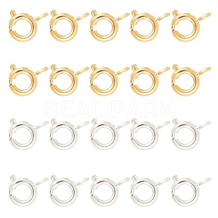 ARRICRAFT Brass Spring Ring Clasps KK-AR0001-04-1