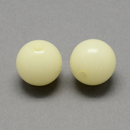 Imitation Jelly Acrylic Beads LS-JACR-R001-8mm-10-1