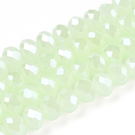 Electroplate Glass Beads Strands EGLA-A034-J6mm-A05-1-1