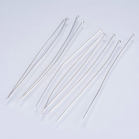 Tarnish Resistant 304 Stainless Steel Flat Head Pins STAS-F145-07P-0.6x50mm-1