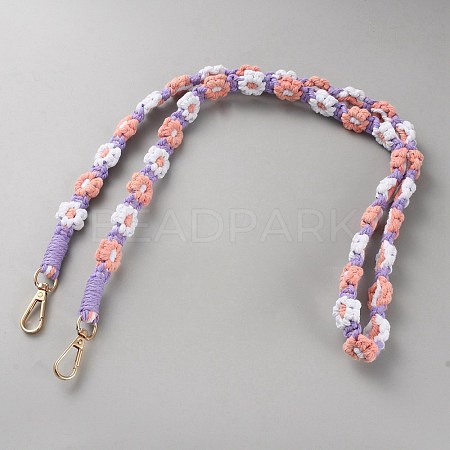 Cotton Rope Shoulder Phone Straps AJEW-WH20026-01N-1