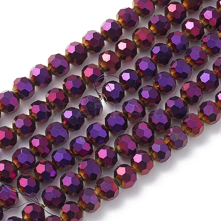 Electroplate Glass Beads Strands LS-EGLA-K015-09E-1