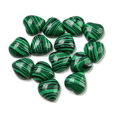 Dyed Synthetic Malachite Cabochons G-H309-01-09-1