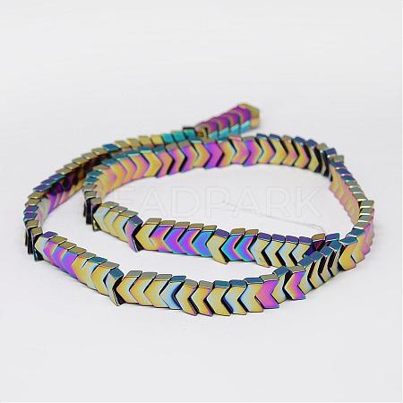 Electroplate Non-magnetic Synthetic Hematite Beads Strands G-K133-A-02-1