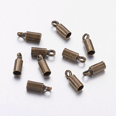 Brass Cord Ends KK-H731-AB-NF-1