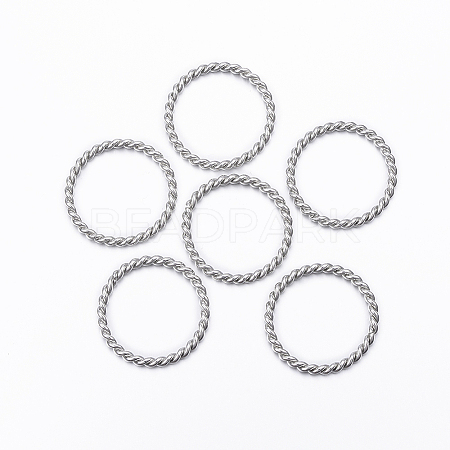 Tarnish Resistant 304 Stainless Steel Linking Rings LS-STAS-H376-104-1