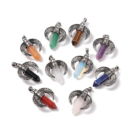Natural & Synthetic Gemstone Pendants G-G855-08AS-1