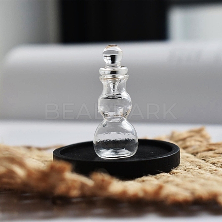 Mini Glass Bottle Tableware Display Decorations PW-WG42641-06-1