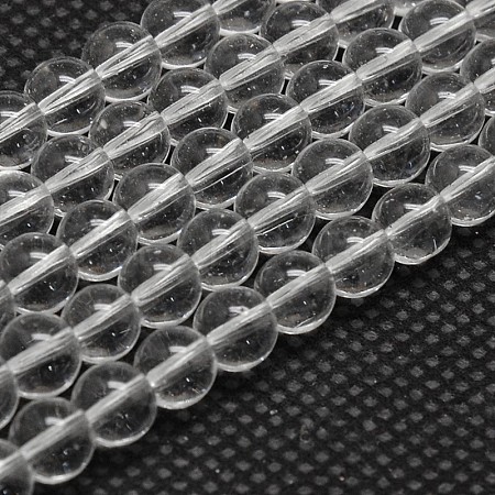 Imitate Austrian Crystal Glass Round Bead Strands GLAA-F030-10mm-01-1