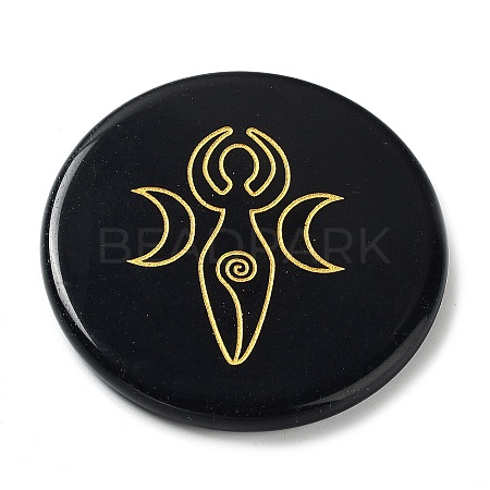 Natural Obsidian Display Decorations DJEW-P014-A01-1