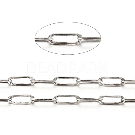 Brass Paperclip Chains X-CHC-S008-001D-P-1