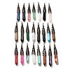 Natural & Synthetic Mixed Gemstone Pendants G-P560-02R-1