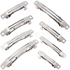80Pcs 4 Styles Iron Hair Barrette Findings IFIN-SC0001-64-1