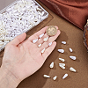 300Pcs 6 Styles ABS Plastic Imitation Pearl Beads KY-GA0001-37-3