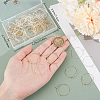 100Pcs 2 Colors 316 Surgical Stainless Steel Wine Glass Charms Rings STAS-BBC0005-95B-3
