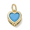 Brass Pave Cubic Zirconia Charms KK-CBA56EF-31G-05-1