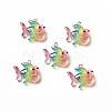 Ocean Theme Transparent Resin Pendants RESI-E024-05P-04-1
