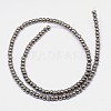 Natural Pyrite Beads Strands G-L032-4x3mm-01-3