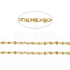 Brass Handmade Beaded Chain CHC-G011-08G-01-1