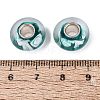 Handmade Lampwork & Brass Core European Beads LAMP-N044-03S-01-4