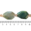 Electroplated Natural Agate Beads Strands G-L604-B01-01D-3