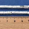 Electroplated Natural Lava Rock Beads Strands G-I360-K02-04-4