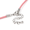 2MM Round Nylon Milan Cord Necklace Makings MAK-F038-C-P-3