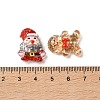 Christmas Transparent Resin Cabochons CRES-D323-03-3